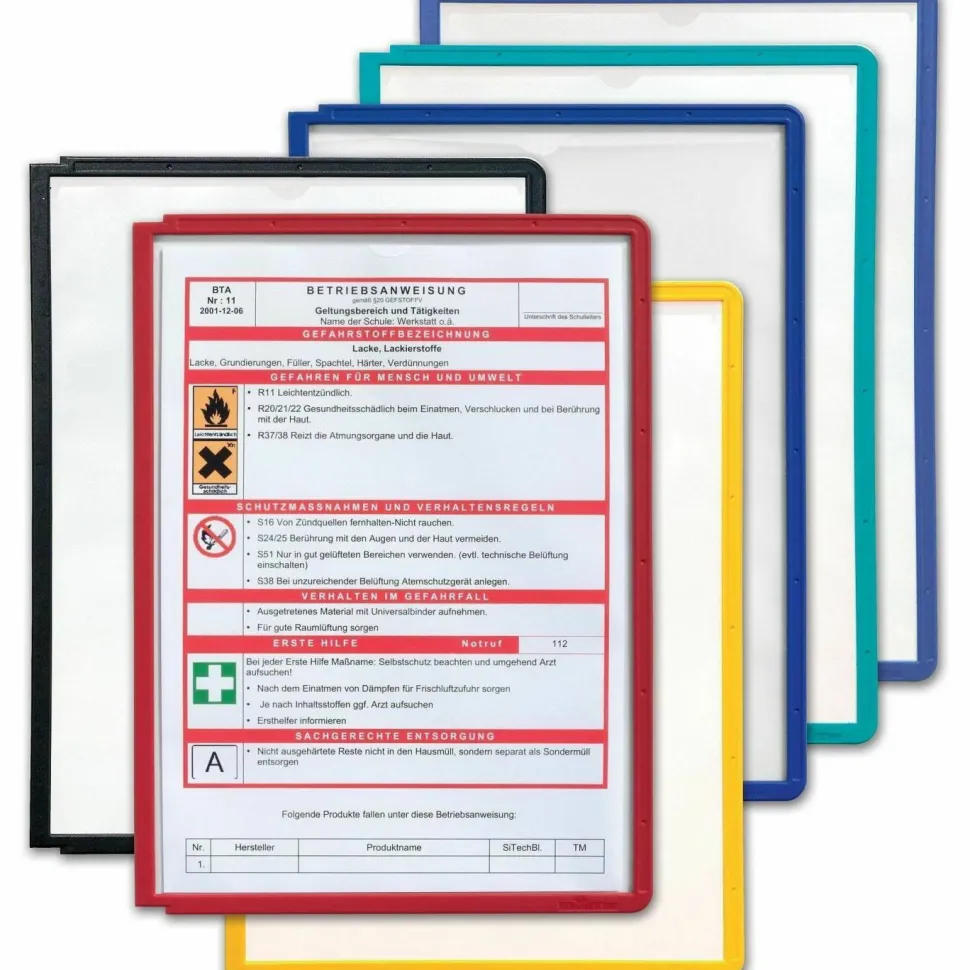 Sherpa Vario Reference Systems Replacement Sleeves, Assorted Colors