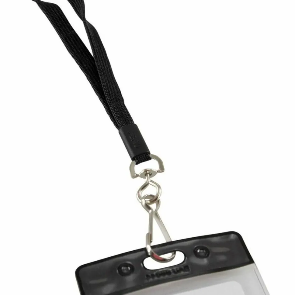 SICURIX Breakaway Lanyard, 36", Black, Box of 12