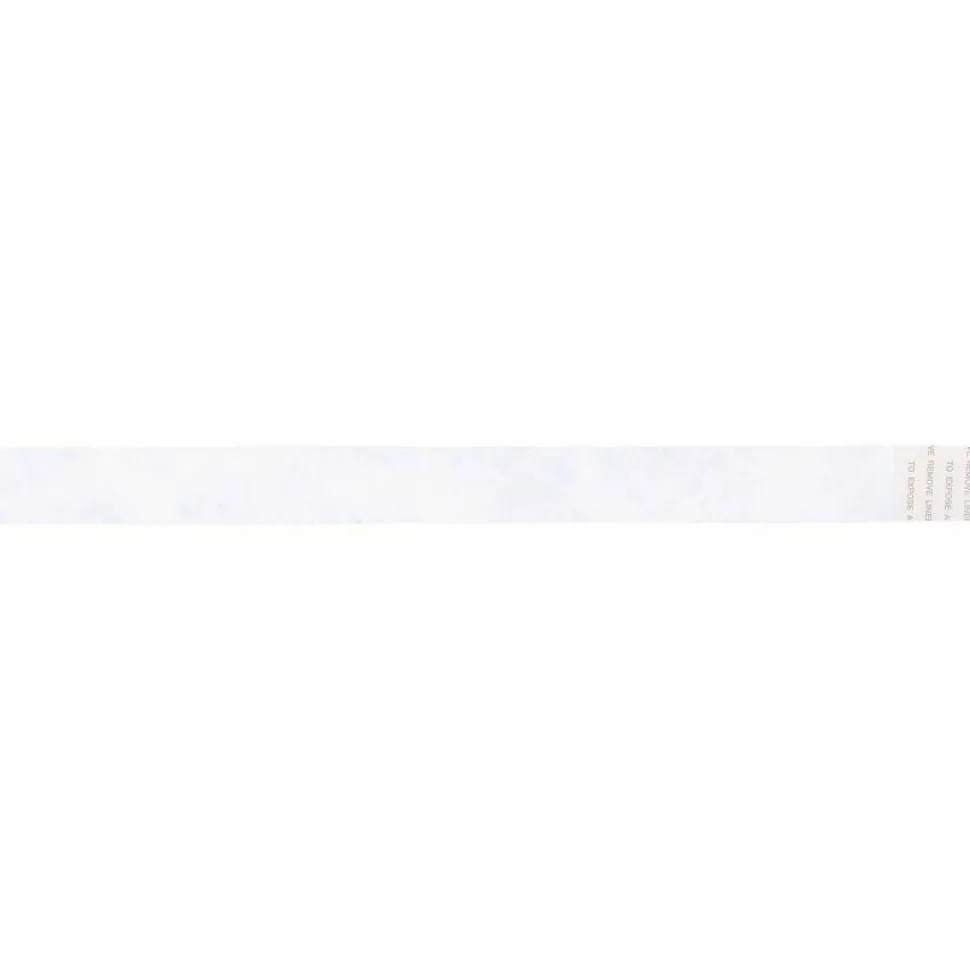 SICURIX Security Wristbands, Sequentially Numbered, 10" x 0.75", Blue, 100/Pack