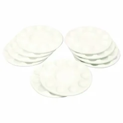 Silver Brush Chenille Kraft Creativity Street Paint Trays, White, Pack Of 10