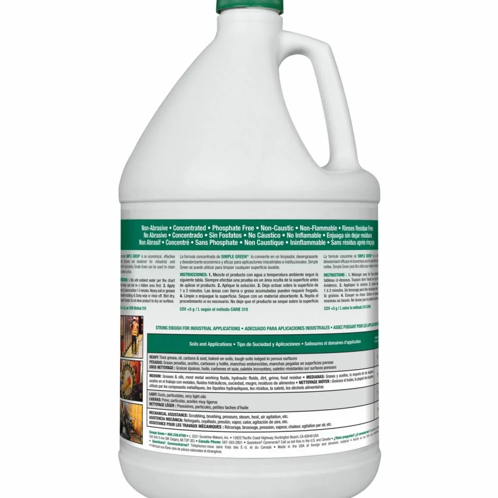 Simple Green Concentrated All-Purpose Cleaner/Degreaser/Deodorizer, 128 Oz Bottle