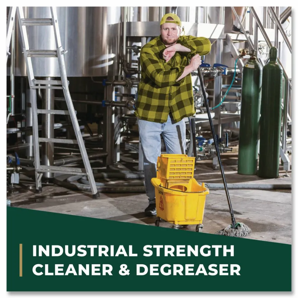 Simple Green Industrial Cleaner and Degreaser, Lemon Scent, 5 gal Pail