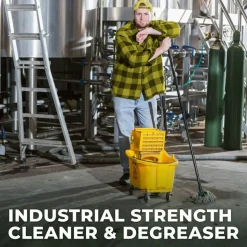 Simple Green Industrial Cleaner/Degreaser, Concentrate, 128 fl oz, Lemon Scent, Case of 4 - 14010CT