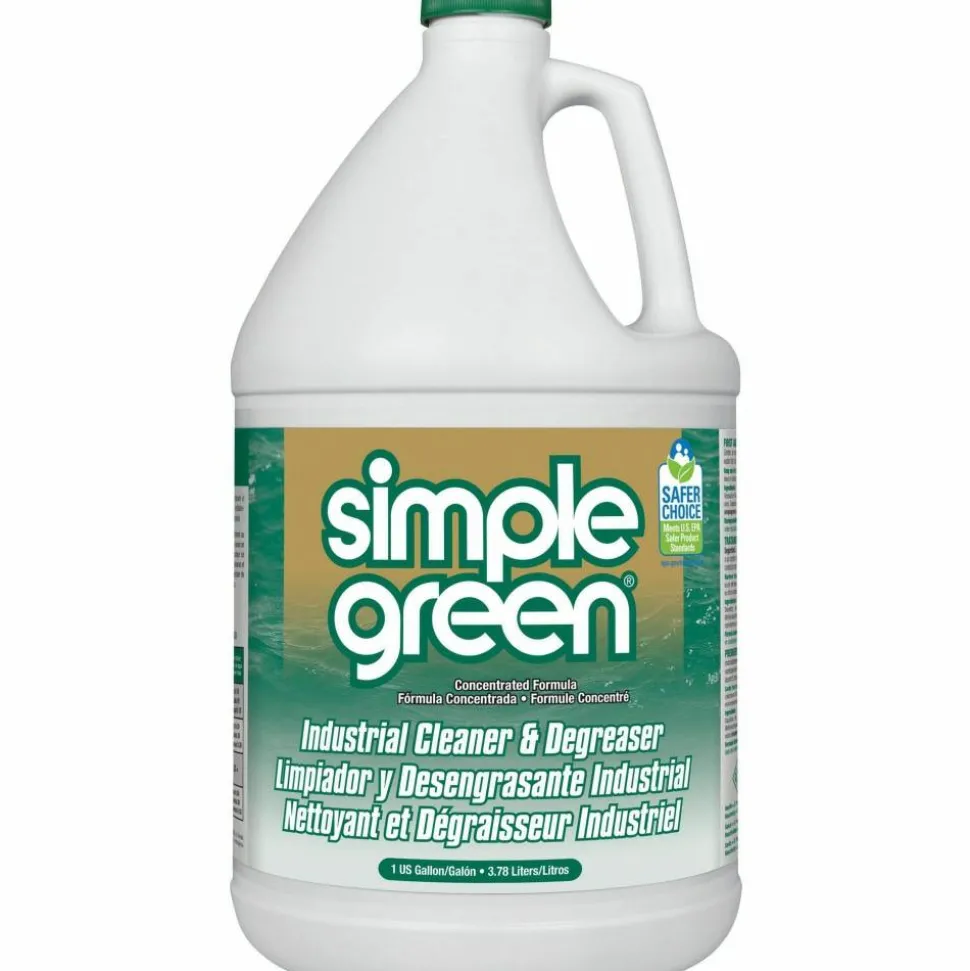 Simple Green Industrial Cleaner/Degreaser - For Multipurpose, Multi Surface - Concentrate - Liquid - 128 fl oz (4 quart) - 13005PL