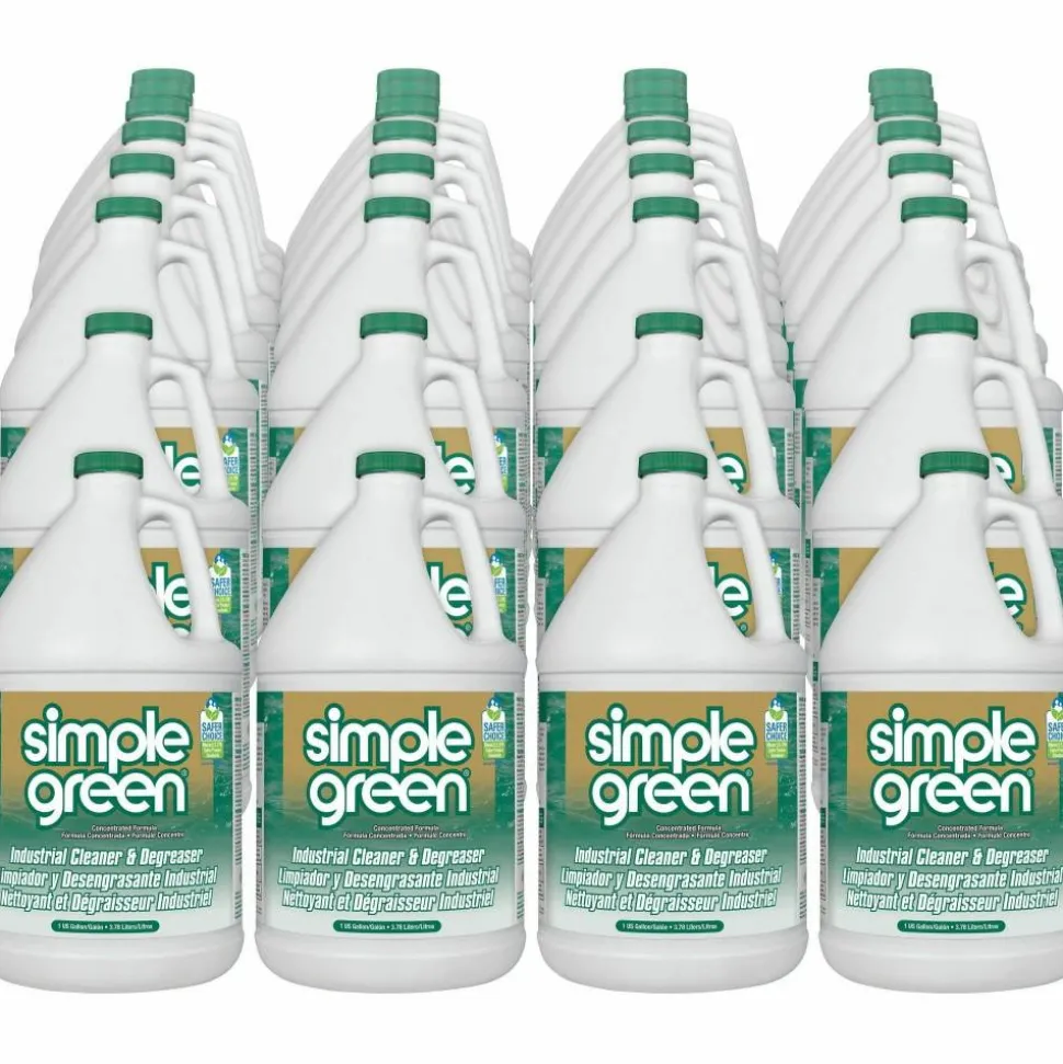 Simple Green Industrial Cleaner/Degreaser - For Multipurpose, Multi Surface - Concentrate - Liquid - 128 fl oz (4 quart) - 13005PL
