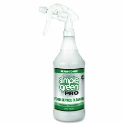 Simple Green Pro Food Service Cleaner Ready-To-Use, 32 oz Spray Bottle, 12/Carton