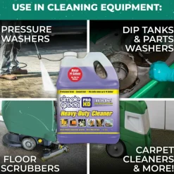 Simple Green Pro HD Heavy-Duty Liquid Cleaner & Degreaser, 128 Oz Bottle, Case Of 2
