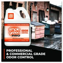 Simple Green Pro Odor Control, Lemongrass Eucalyptus, 1 gal Bottle, 4/Carton