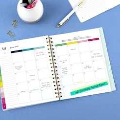 Simplified by Emily Ley for AT-A-GLANCE Academic 2026-2027 Weekly Monthly Planner, Seaglass, Medium, 7