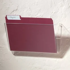 Single Wall Pocket, Letter Size, Clear