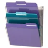 Single Wall Pockets, Letter Size, Clear, Pack Of 3