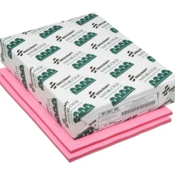 SKILCRAFT Neon Color Copy Paper, Neon Pink, Letter (8.5" x 11"), 500 Sheets Per Ream, 20 Lb, 30% Recycled