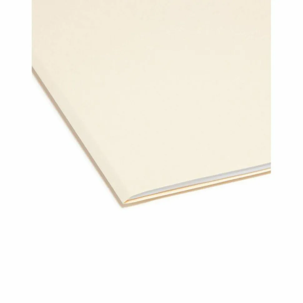 Smead File Folders, Letter Size, 1/3 Cut, Manila, Pack Of 100 (10330)