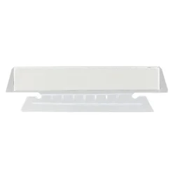 Smead Clear Hanging Poly Tabs, 3 1/2" For 1/3 Cut Tabs, Pack Of 25