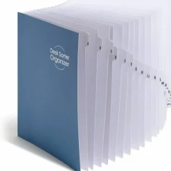 Smead Desk File/Sorter, A-Z, Letter Size, 35% Recycled, Dark Blue