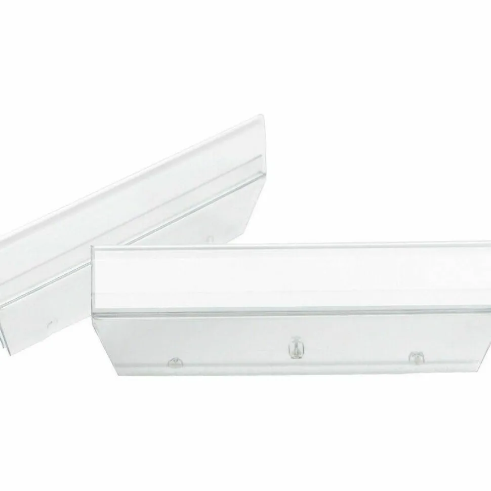 Smead Easy Slide Tabs, 3 1/2" x 1/2", Clear, Pack Of 18
