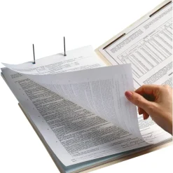 Smead End-Tab Folders With 2 Fasteners, Straight Cut, Letter Size, Manila, Box Of 50