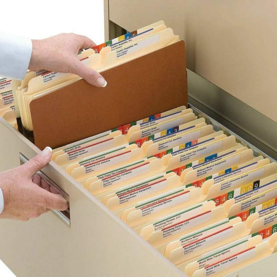 Smead Expanding File Pockets, 3 1/2" Expansion, 9 1/2" x 11 3/4", 30% Recycled, Redrope, Pack Of 25