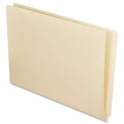 Smead Extended End Tab Manila Folders, Straight Tabs, Legal Size, 0.75