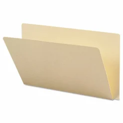 Smead Extended End Tab Manila Folders, Straight Tabs, Legal Size, 0.75