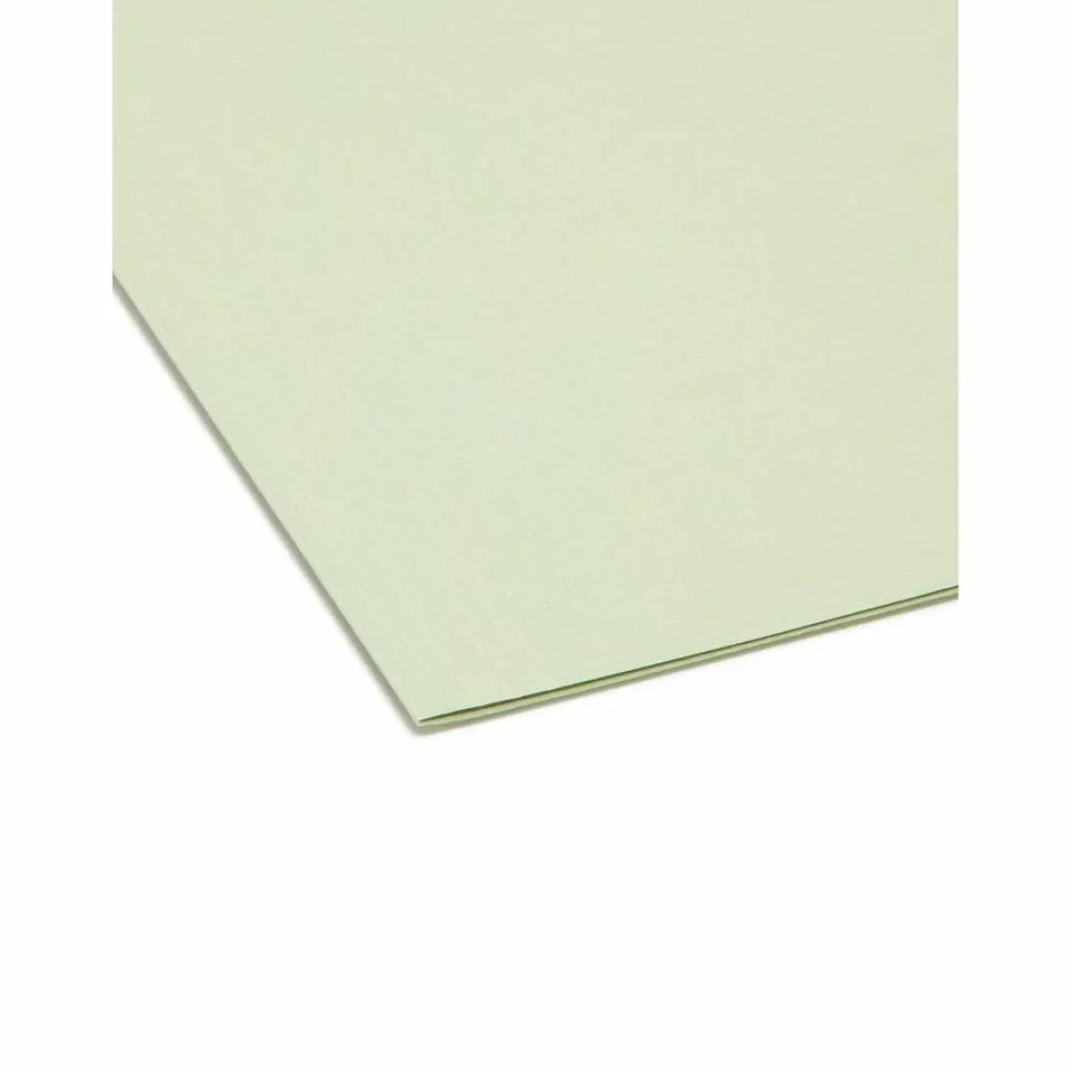 Smead FasTab Hanging File Folders, Letter Size, Moss, Pack Of 20