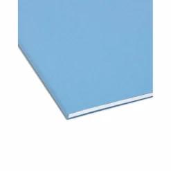 Smead FasTab Hanging File Folders, Letter Size, Blue, Box Of 20