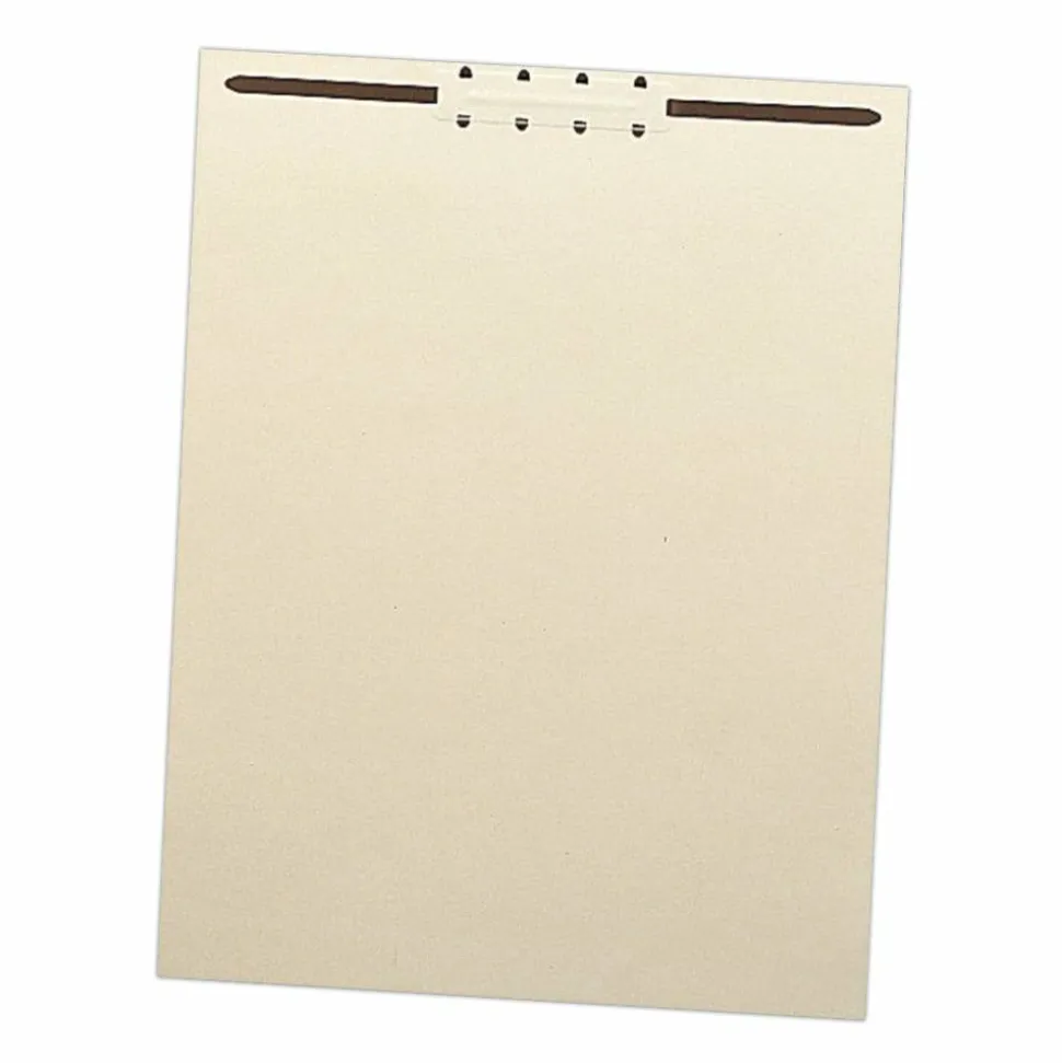 Smead File Backs With Fasteners, Letter Size, Manila, Box Of 100