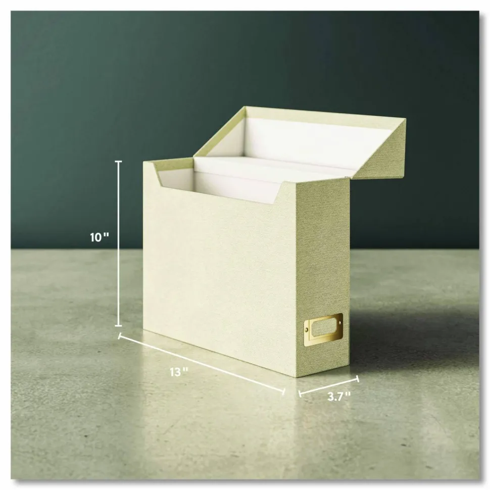 Smead Flip Top Box, Letter Files, 13 x 3.7 x 10, Beige