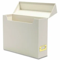 Smead Flip Top Box, Letter Files, 13 x 3.7 x 10, Beige