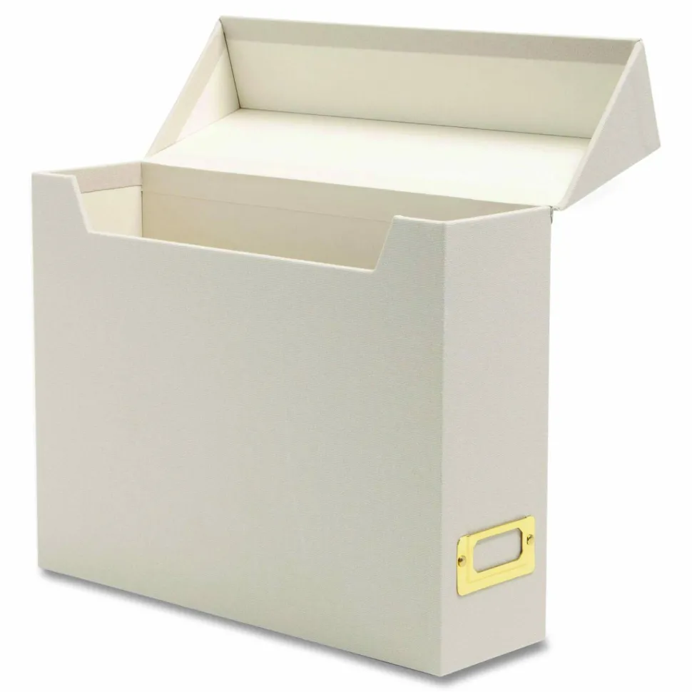 Smead Flip Top Box, Letter Files, 13 x 3.7 x 10, Beige