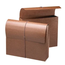 Smead Leather-Like Expanding Wallet, Legal Size, 5 1/4