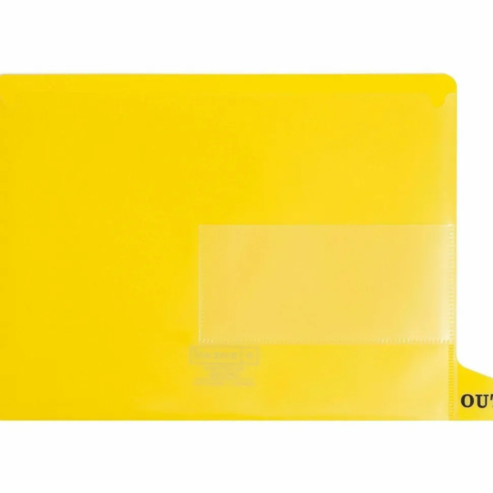 Smead Letter - Divider - pre-printed: OUT - tabbed - yellow (pack of 25)