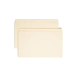 Smead Manila File Folders, Legal Size, Straight Cut, Pack Of 100