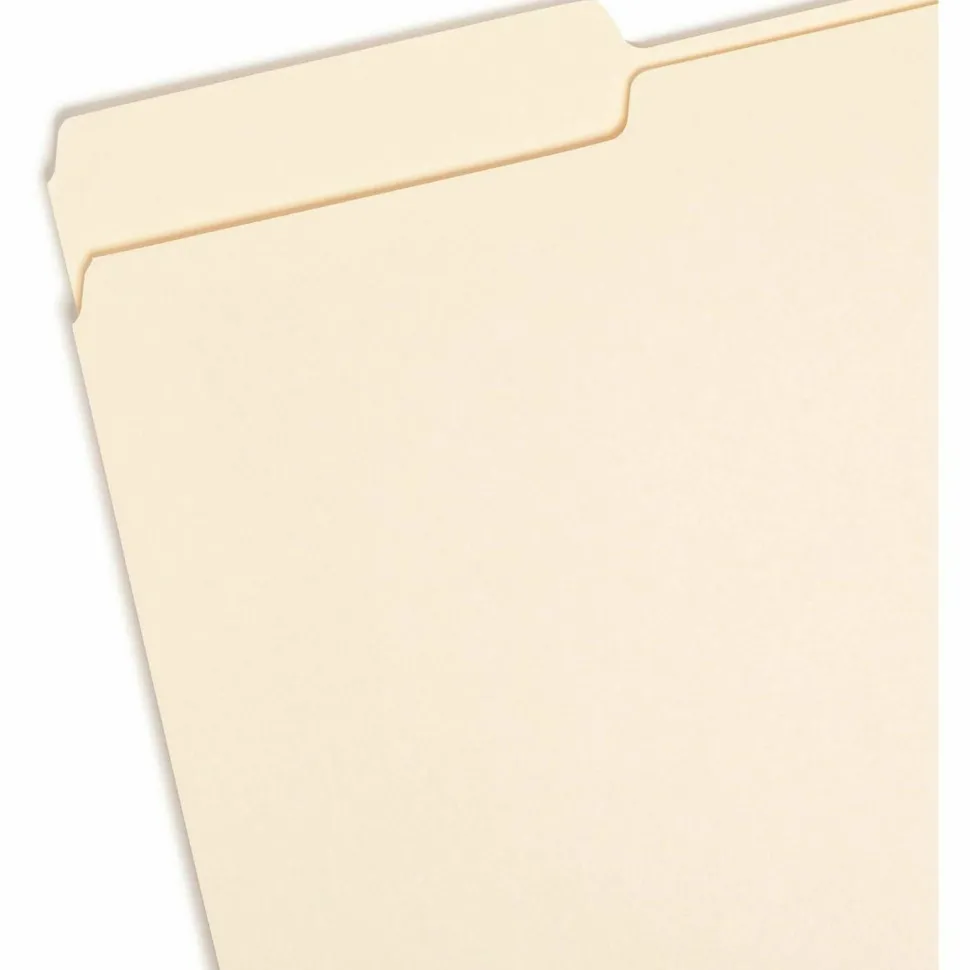 Smead Manila File Folders, Legal Size, 1/3 Cut, Pack Of 100 (15330)