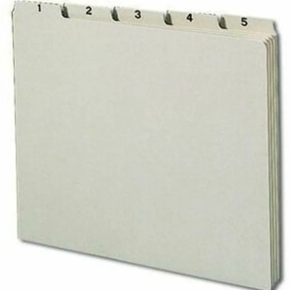 Smead Preprinted Pressboard 1-31 Daily File Guide, Letter Size, 100% Recycled, Gray/Green