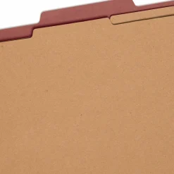 Smead Pressboard Classification Folders, 2 Dividers, 2