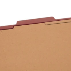 Smead Pressboard Classification Folders, 2/5-Cut Tab, Expands 2