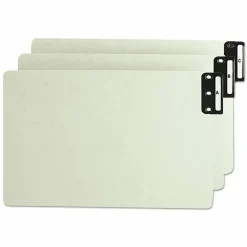 Smead Pressboard End-Tab Guides, A-Z, Vertical, 9 1/2