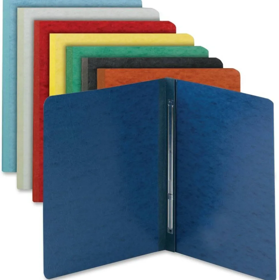 Smead Pressboard Report Covers, Letter Size (8 1/2" x 11"), 60% Recycled, Green