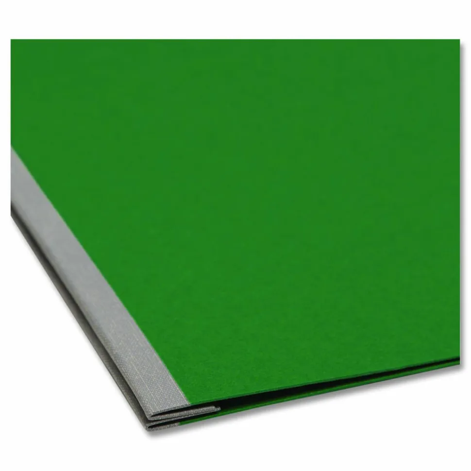 Smead Pressboard Report Covers, Letter Size (8 1/2" x 11"), 60% Recycled, Green