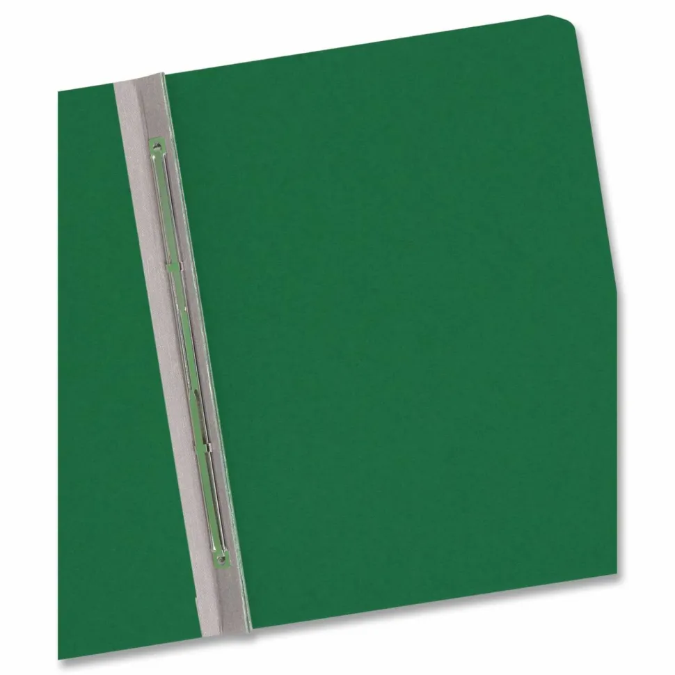 Smead Pressguard Report Covers With Side Fastener, Letter Size, 3" Capacity, Green