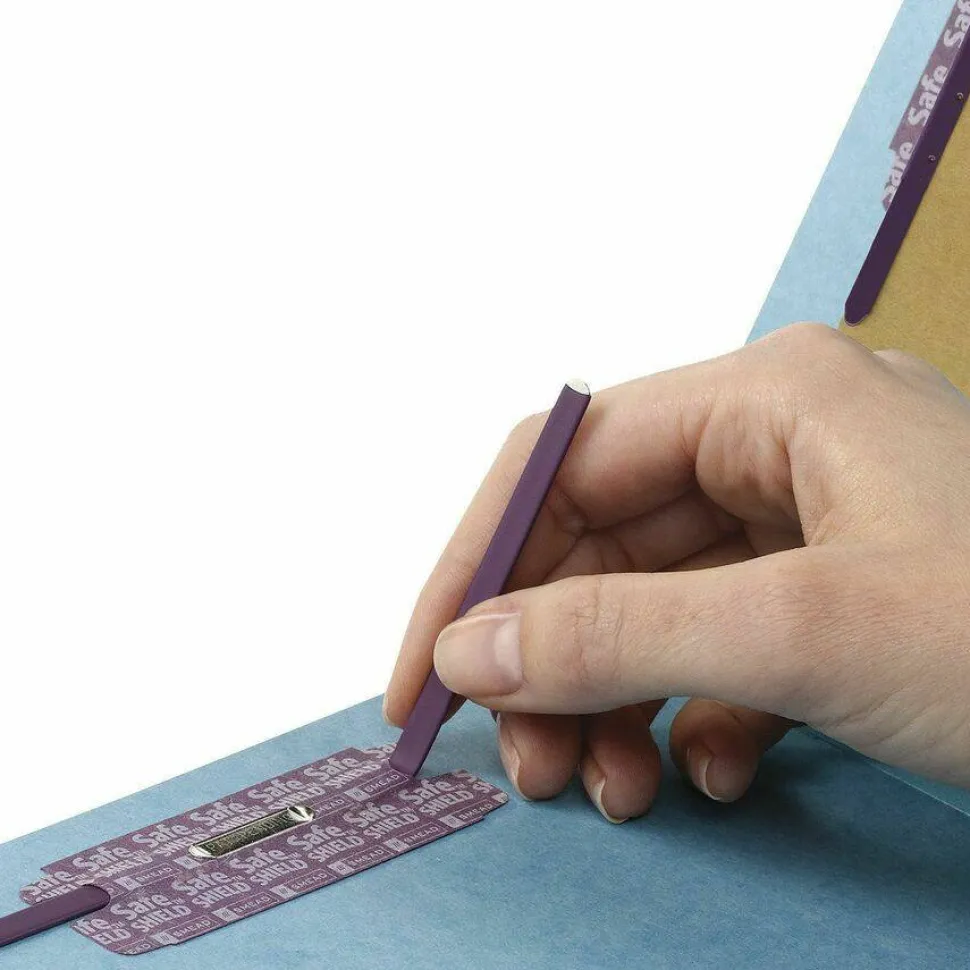Smead SafeSHIELD 2/5 Tab Cut Letter Recycled Classification Folder