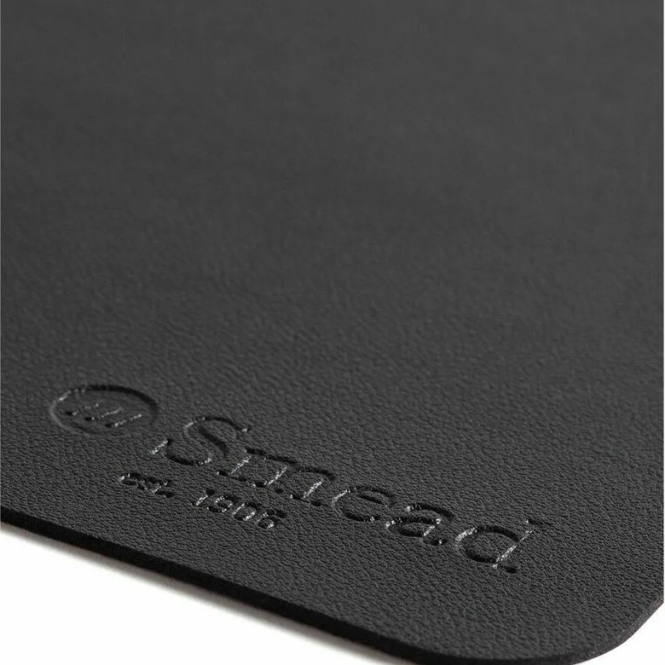 Smead Vegan Leather Desk Pads, 36" x 17", Charcoal