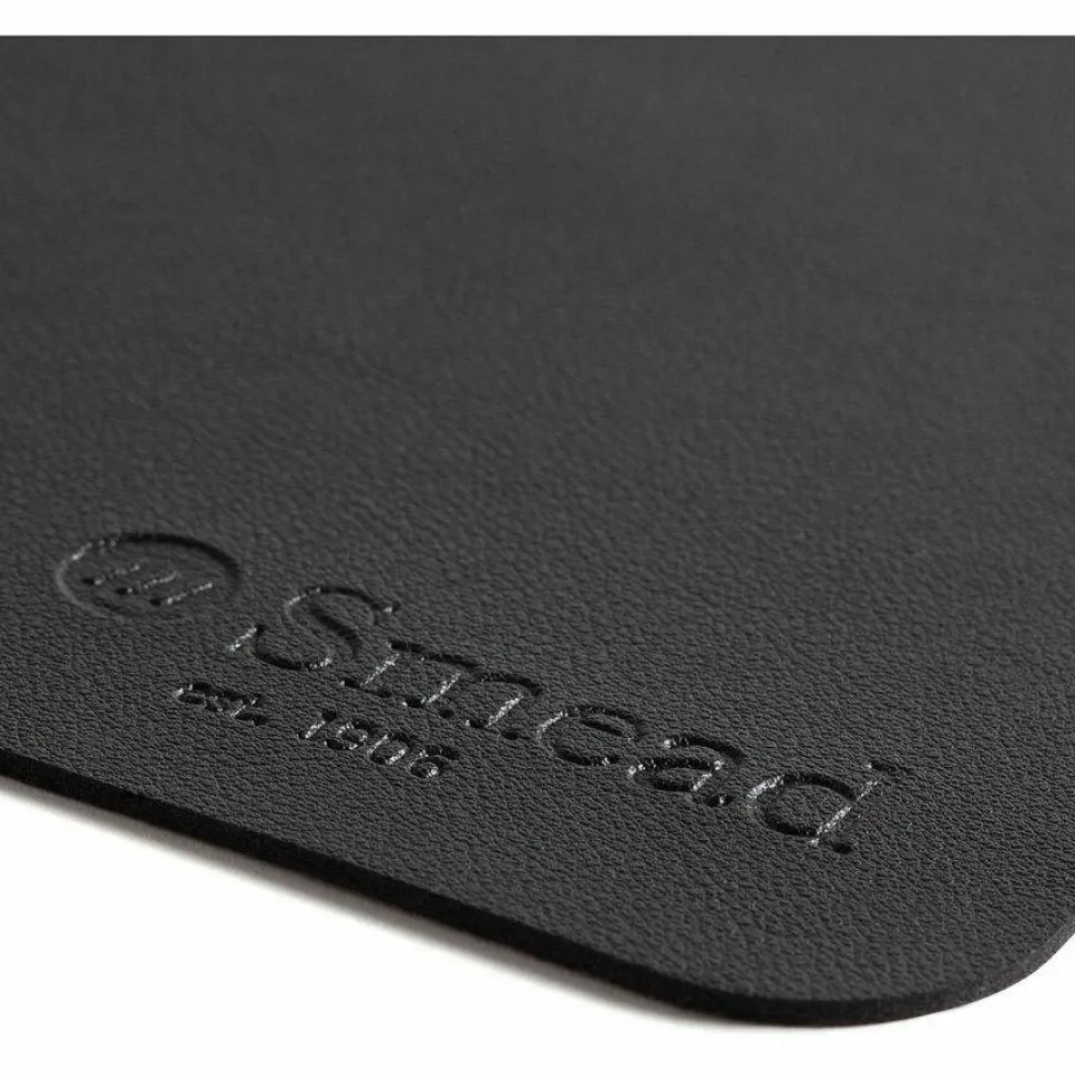 Smead Vegan Leather Desk Pads, 36" x 17", Charcoal