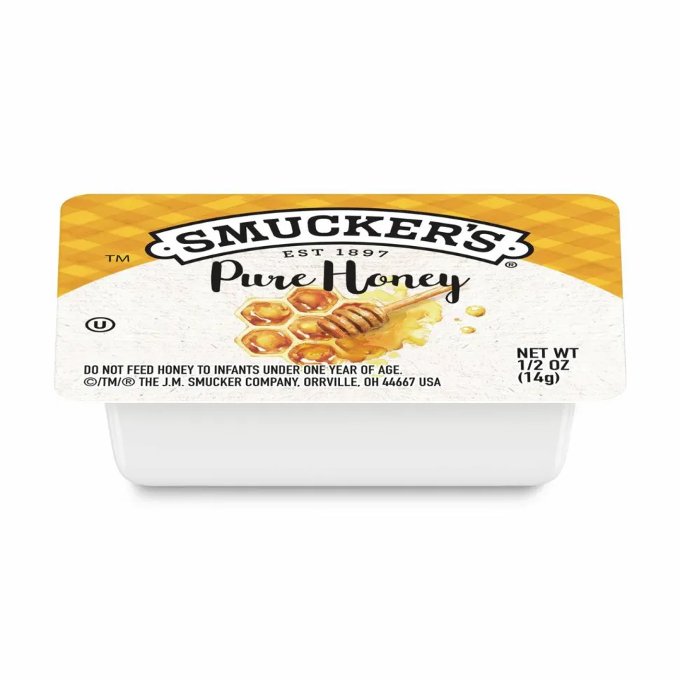 Smucker's Honey, Single Serving Packs,0.5 oz, 200/Carton