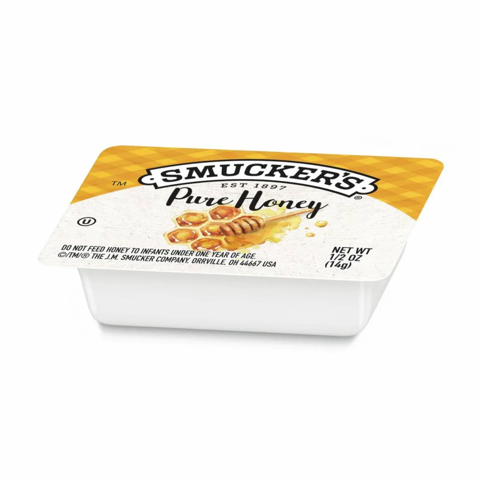 Smucker's Honey, Single Serving Packs,0.5 oz, 200/Carton