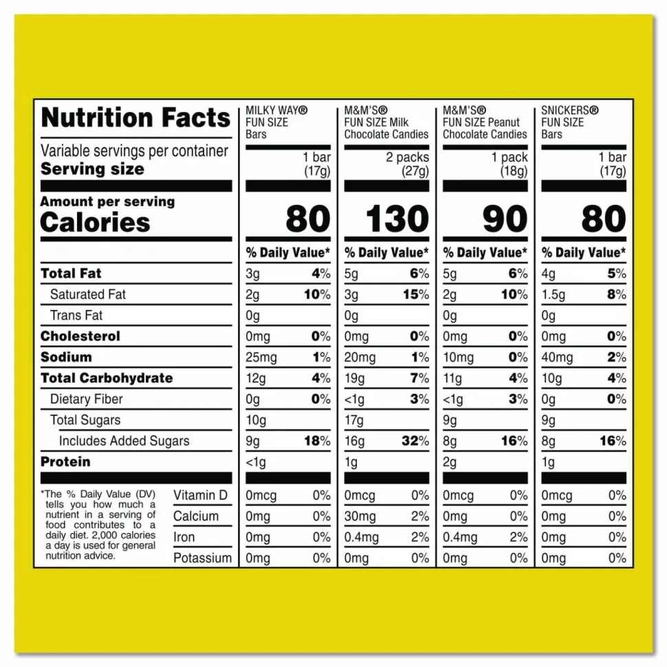 Snack Box Pros Chocolate Assortment, Assorted Fun and Snack Sizes, 3 Bags/Pack