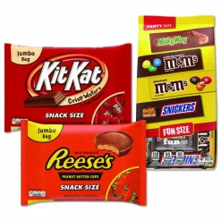 Snack Box Pros Chocolate Assortment, Assorted Fun and Snack Sizes, 3 Bags/Pack