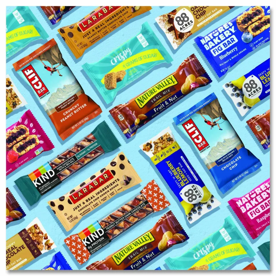 Snack Box Pros Healthy Snack Bar Box, 21 Assorted Snacks/Box