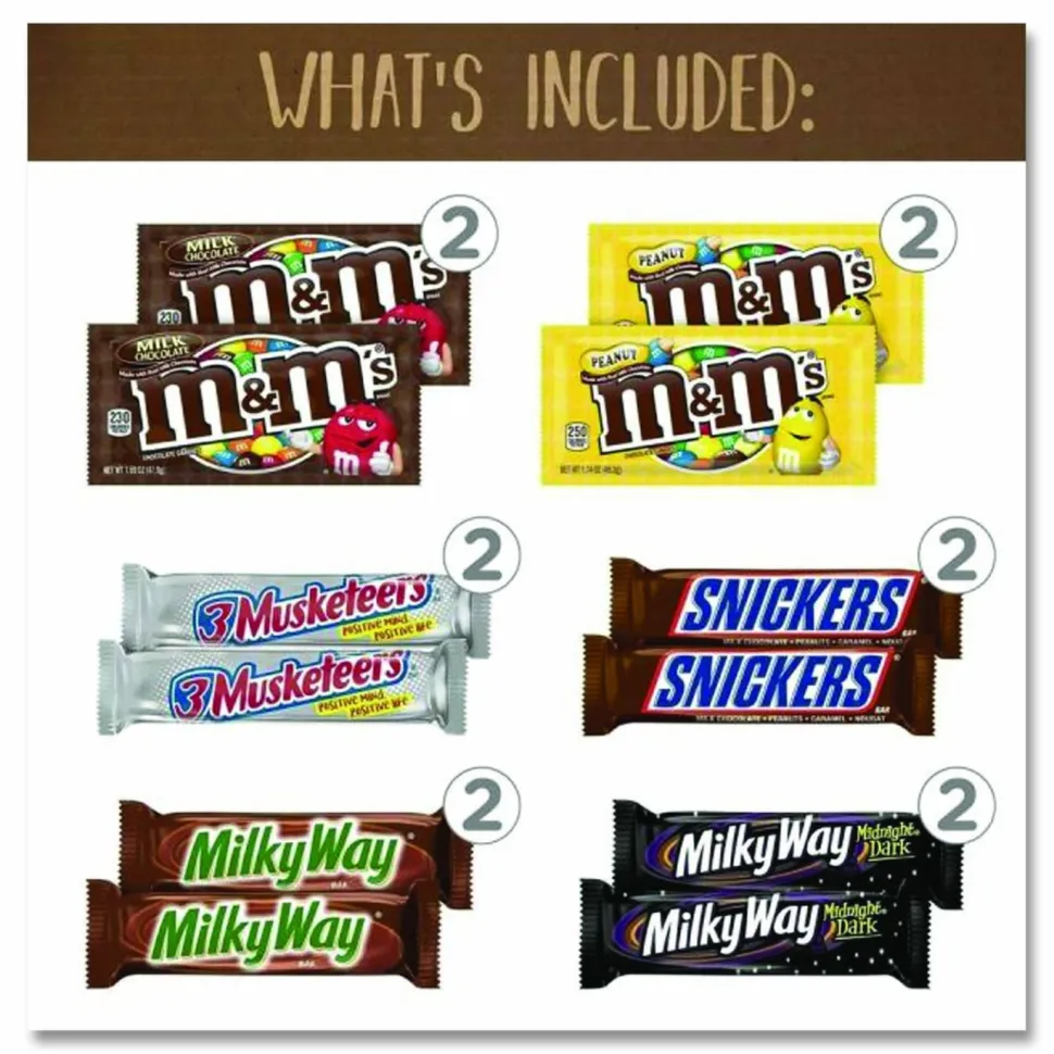 Snack Box Pros MARS Favorites Snack Box, 23 Assorted Snacks/Box